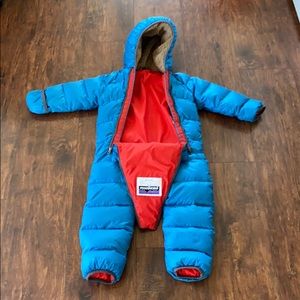 Patagonia winter snow suit bunting